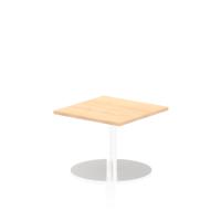 Dynamic Italia 600mm Poseur Square Table Maple Top 475mm High Leg ITL0211