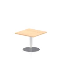 Dynamic Italia 600mm Poseur Square Table Maple Top 475mm High Leg ITL0211