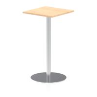 Dynamic Italia 600mm Poseur Square Table Maple Top 1145mm High Leg ITL0223