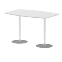 Dynamic Italia 1800mm Poseur High Gloss Table White Top 1145mm High Leg ITL0321