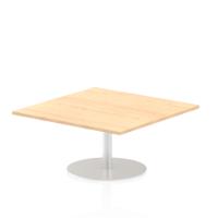 Dynamic Italia 1000mm Poseur Square Table Maple Top 475mm High Leg ITL0349