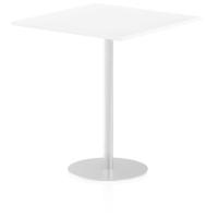 Dynamic Italia 1000mm Poseur Square Table White Top 1145mm High Leg ITL0360