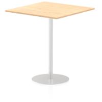 Dynamic Italia 1000mm Poseur Square Table Maple Top 1145mm High Leg ITL0361