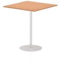 Dynamic Italia 1000mm Poseur Square Table Oak Top 1145mm High Leg ITL0362