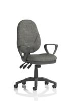 Eclipse Plus XL Chair Charcoal Loop Arms KC0034