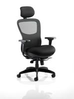 Stealth Chair Airmesh Seat And Mesh Back With Headrest KC0158