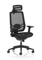 Ergo Twist Chair Black Mesh Seat Mesh Back with Headrest KC0299