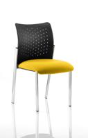 Academy Visitor Without Arms Nylon Back Bespoke Colour Seat Senna Yellow