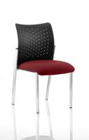 Academy Visitor Without Arms Nylon Back Bespoke Colour Seat Ginseng Chilli