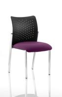 Academy Visitor Without Arms Nylon Back Bespoke Colour Seat Tansy Purple
