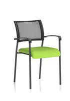 Brunswick Black Frame With Arms Bespoke Colour Seat Myrrh Green