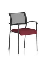 Brunswick Black Frame With Arms Bespoke Colour Seat Ginseng Chilli