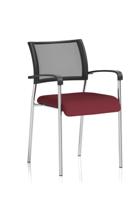 Brunswick Chrome Frame With Arms Bespoke Colour Seat Ginseng Chilli