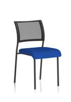 Brunswick Black Frame Without Arms Bespoke Colour Seat Stevia Blue