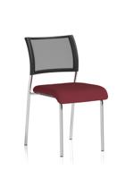 Brunswick Chrome Frame Without Arms Bespoke Colour Seat Ginseng Chilli