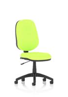 Eclipse Plus I Lever Task Operator Chair Bespoke Colour Back And Seat Myrrh Green