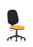 Eclipse Plus I Lever Task Operator Chair Bespoke Colour Seat Senna Yellow