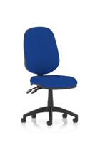 Eclipse Plus II Lever Task Operator Chair Bespoke Colour Back And Seat Stevia Blue
