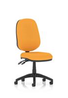 Eclipse Plus II Lever Task Operator Chair Bespoke Colour Back And Seat Senna Yellow