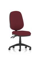 Eclipse Plus II Lever Task Operator Chair Bespoke Colour Back And Seat Ginseng Chilli