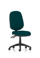 Eclipse Plus II Lever Task Operator Chair Bespoke Colour Back And Seat Maringa Teal