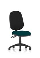 Eclipse Plus II Lever Task Operator Chair Bespoke Colour Seat Maringa Teal