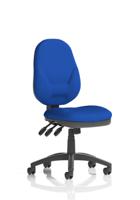 Eclipse Plus XL Lever Task Operator Chair Bespoke Colour Back And Seat Stevia Blue