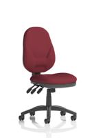 Eclipse Plus XL Lever Task Operator Chair Bespoke Colour Back And Seat Ginseng Chilli