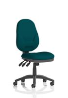 Eclipse Plus XL Lever Task Operator Chair Bespoke Colour Back And Seat Maringa Teal