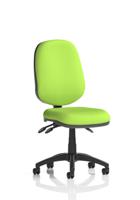 Eclipse Plus III Lever Task Operator Chair Bespoke Colour Back And Seat Myrrh Green