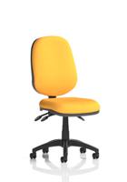 Eclipse Plus III Lever Task Operator Chair Bespoke Colour Back And Seat Senna Yellow