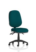 Eclipse Plus III Lever Task Operator Chair Bespoke Colour Back And Seat Maringa Teal