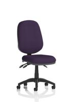 Eclipse Plus III Lever Task Operator Chair Bespoke Colour Back And Seat Tansy Purple