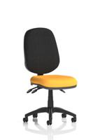 Eclipse Plus III Lever Task Operator Chair Bespoke Colour Seat Senna Yellow