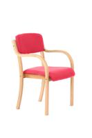 Madrid Visitor With Arms Bespoke Colour Bergamot Cherry