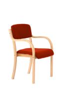 Madrid Visitor With Arms Bespoke Colour Tabasco Orange