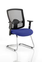 Portland Cantilever Bespoke Colour Seat Stevia Blue