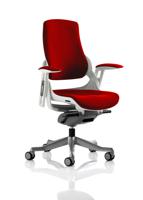 Zure White Shell Bespoke Colour Back And Seat Bergamot Cherry