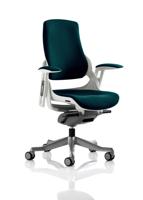 Zure White Shell Bespoke Colour Back And Seat Maringa Teal