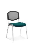 ISO Chrome Frame Mesh Back Bespoke Colour Maringa Teal (MOQ of 4 - Priced Individually)