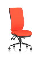 Chiro High Back Bespoke Colour Back And Seat Tabasco Orange