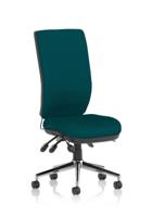 Chiro High Back Bespoke Colour Back And Seat Maringa Teal