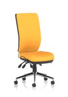 Chiro High Back Bespoke Colour Back And Seat Senna Yellow
