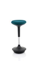 Sitall Deluxe Visitor Stool Bespoke Seat Maringa Teal KCUP1550