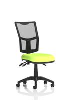 Eclipse Plus III Lever Task Operator Chair Mesh Back Bespoke Colour Seat Myrrh Green