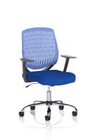 Dura With Arms Blue Back Bespoke Colour Seat Stevia Blue