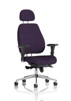 Chiro Plus With Headrest Bespoke Colour Back And Seat Tansy Purple