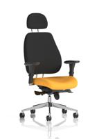 Chiro Plus With Headrest Bespoke Colour Seat Senna Yellow