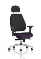 Chiro Plus With Headrest Bespoke Colour Seat Tansy Purple