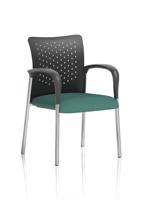 Academy Visitor With Arms Nylon Back Bespoke Colour Seat Quest Kelp